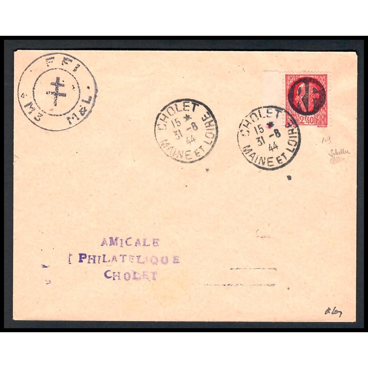 Lot A7251 - Libération Cholet - N°19 - Oblitéré Qualité TB