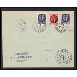 Lot A7253 - Libération Cholet - N°5 et 2x N°9 - Oblitéré Qualité TB