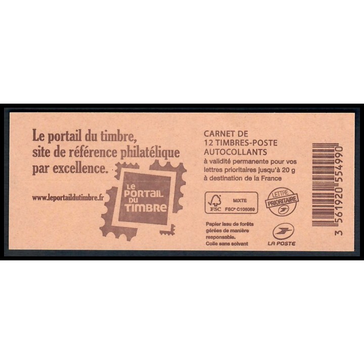 Lot C2 - Carnets Modernes - N°851-C5a - Neuf ** Luxe