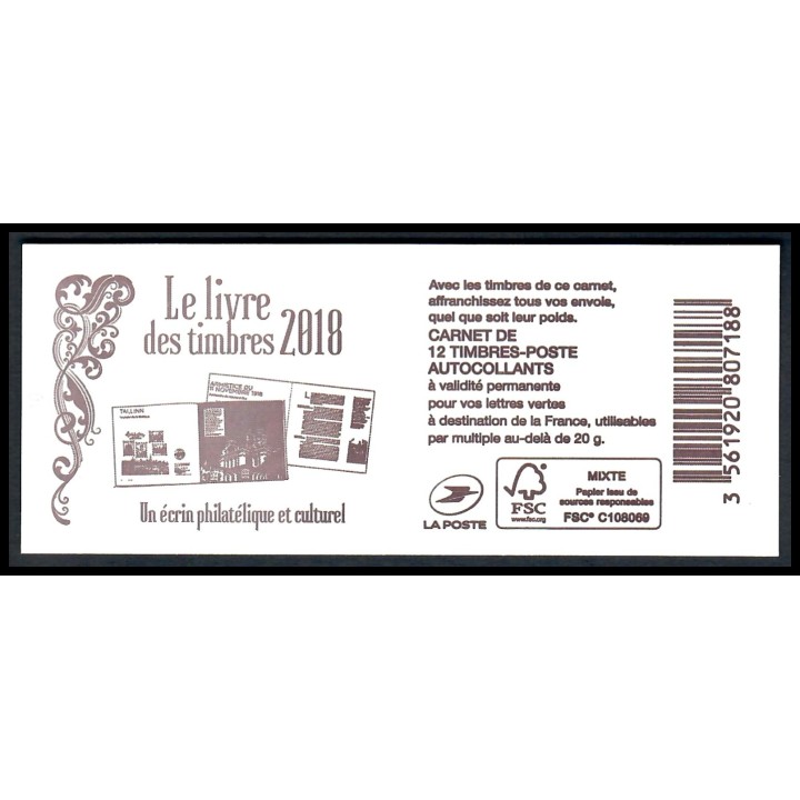Lot A7730 - Carnets Modernes - N°1598-C3a - Neuf ** Luxe