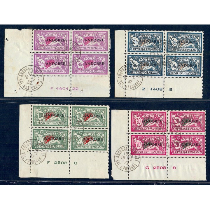 Lot A7694 - Andorre - N°1/23 - Oblitéré Qualité TB