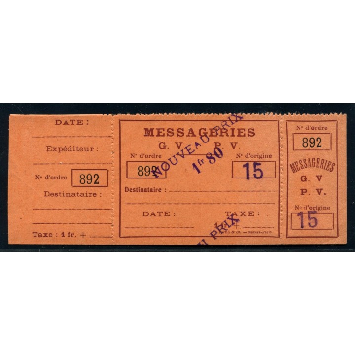 Lot A4091 - Colis de Paris - N°89 - Neuf ** Luxe
