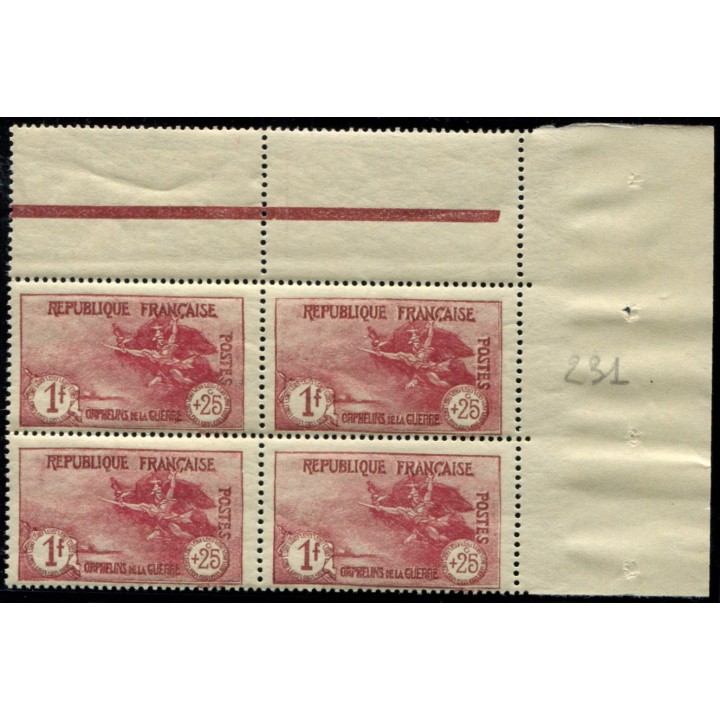Lot 2489 - Poste - N°231 - Neuf ** Luxe