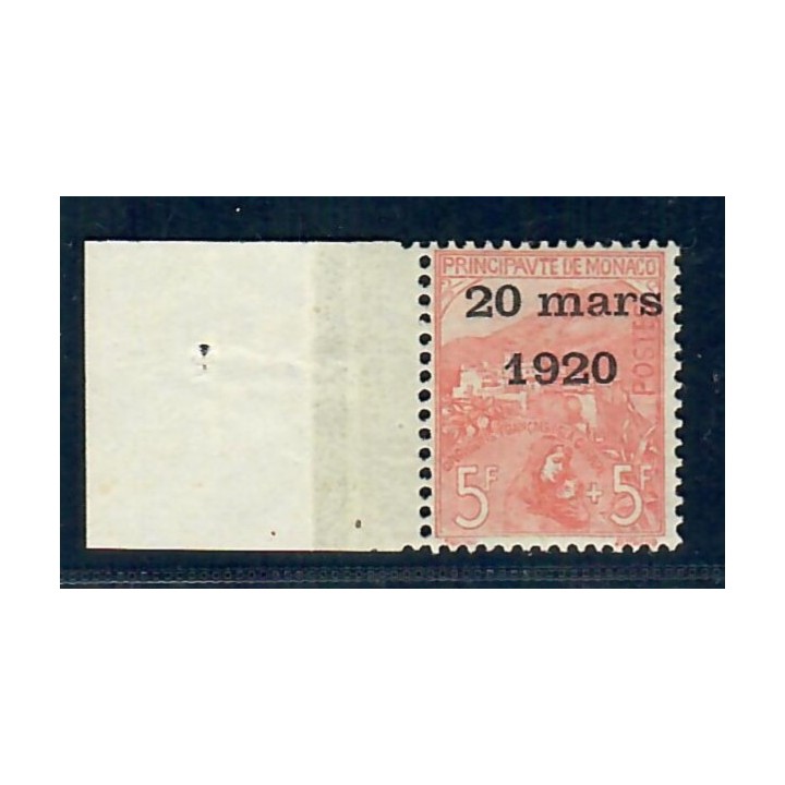 Lot A7658 - Monaco - N°43 Neuf ** Luxe