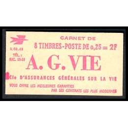 Lot A6431 - Carnets publicitaires - N°1263-C2 - Neuf ** Luxe