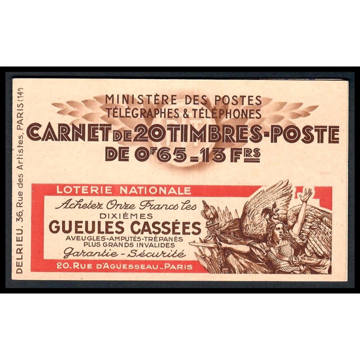 Lot A6407 - Carnets publicitaires - N°365-C4 - Neuf ** Luxe