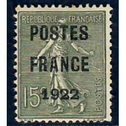 Lot A7682 - Préoblitérés - N°37 Neuf (*) sans gomme