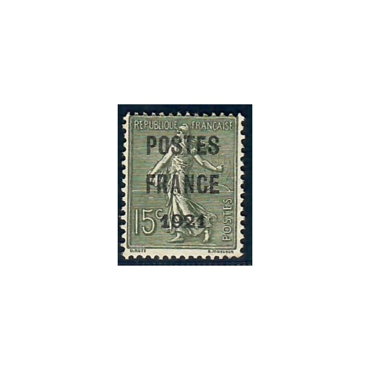 Lot A7679 - Préoblitérés - N°34 Neuf (*) sans gomme