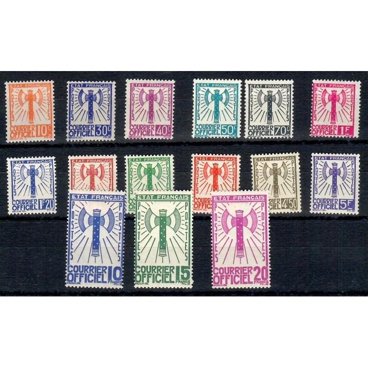 Lot A6439 - Service - N°1/15 - Neuf ** Luxe