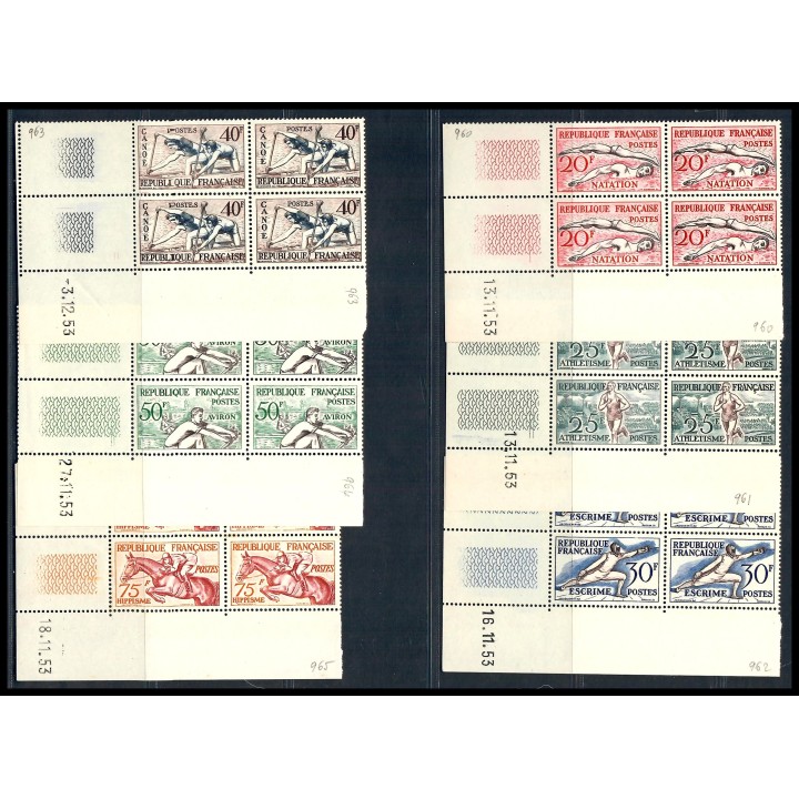 Lot 1976 - Poste - N°960/65 - Neuf ** Luxe