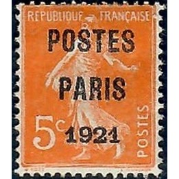 Lot A7525 - Préoblitérés - N°27 Neuf (*) sans gomme
