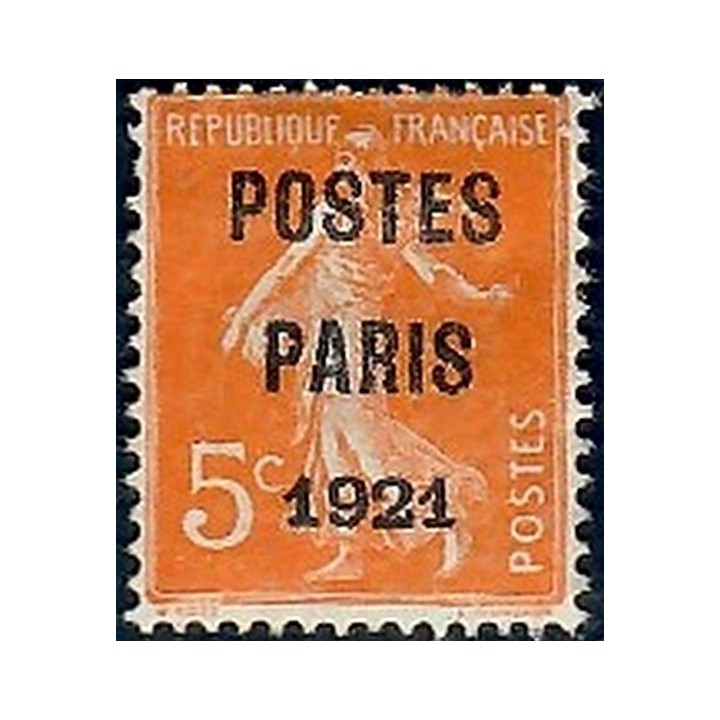 Lot A7525 - Préoblitérés - N°27 Neuf (*) sans gomme