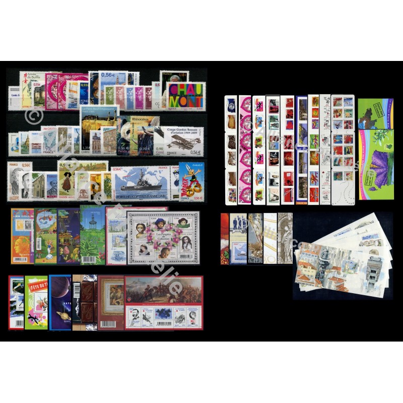Timbre de collection France 1980 année complète chez