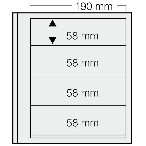 Feuilles "Spécial Dual"- 4 Bandes - 58mm - Paquet de 5