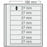 Feuilles "Spécial Dual"- 8 Bandes - 27mm - Paquet de 5