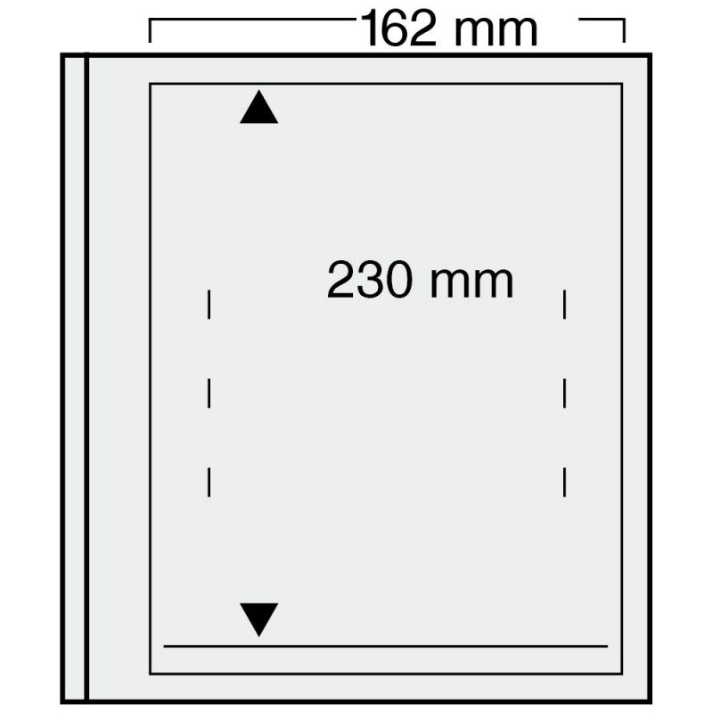 Feuilles "Spécial Dual"- 1 Poche - 230mm - Paquet de 5