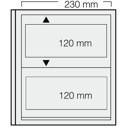 Feuilles "Spécial Dual"- 2 Blocs - 120mm - Paquet de 5