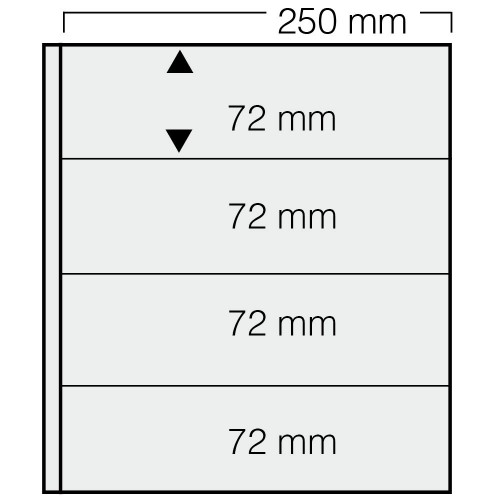 Feuilles "Garant" - 4 Bandes - 72mm