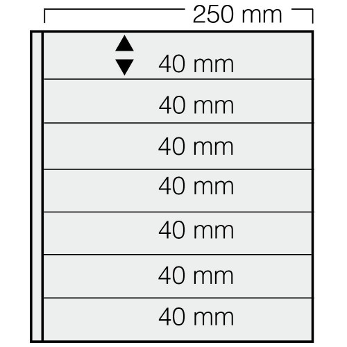 Feuilles "Garant" - 7 Bandes - 40mm