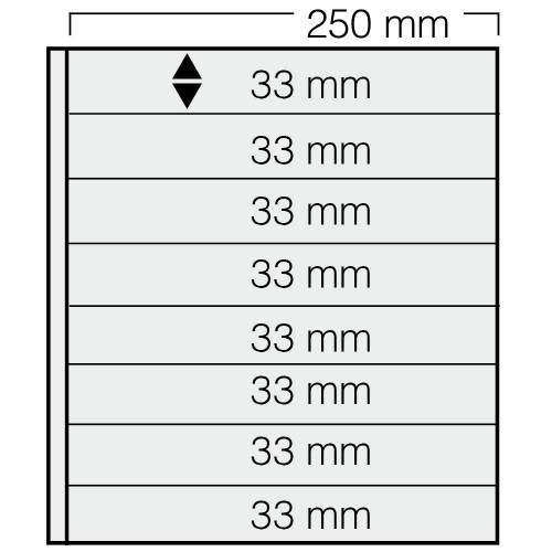 Feuilles "Garant" - 8 Bandes - 33mm