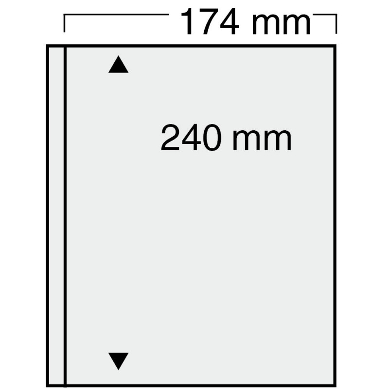 Feuilles "Compact" - 1 poche avec intercalaire sable - Paquet de 10