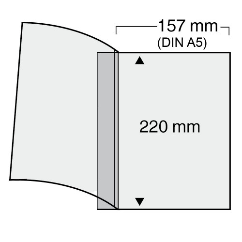 Feuilles "Compact" - Pour Documents Double A5 - 1 Bloc