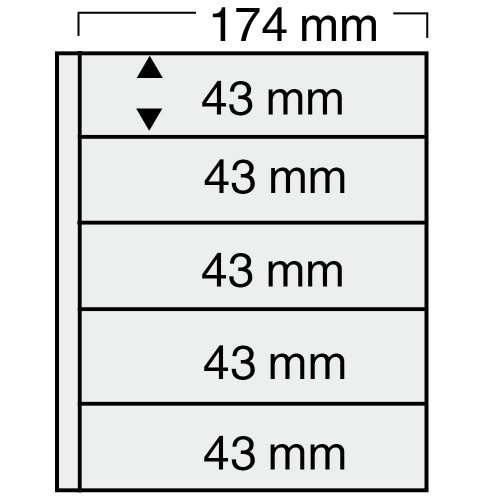 Feuilles "Compact" - 5 bandes