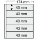 Feuilles "Compact" - 5 bandes - Paquet de 5