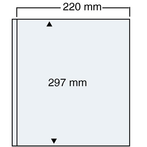 Feuilles "Compact A4" - 1 Poche - Paquet de 10