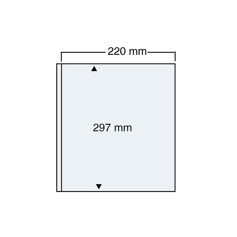 Feuilles "Compact A4" - 1 Poche - Paquet de 10