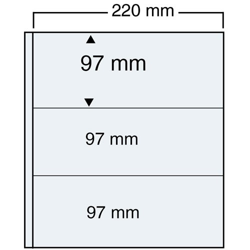 Feuilles "Compact A4" - 3 Bandes