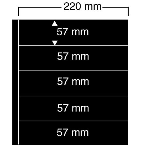 Feuilles "Compact A4" - 5 Bandes