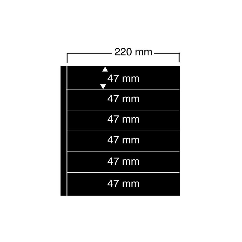 Feuilles "Compact A4" - 6 Bandes - Paquet de 10