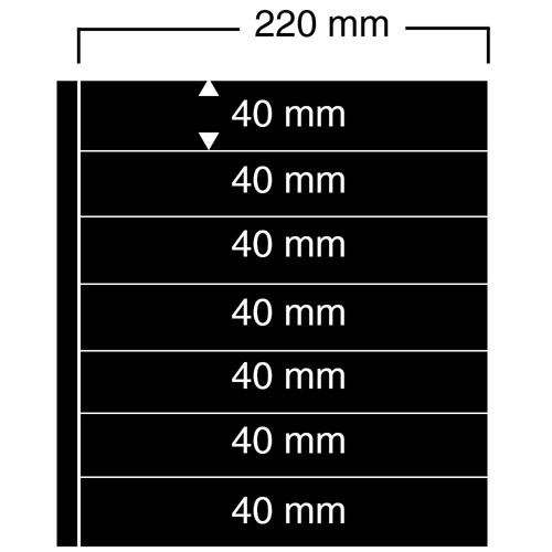 Feuilles "Compact A4" - 7 Bandes