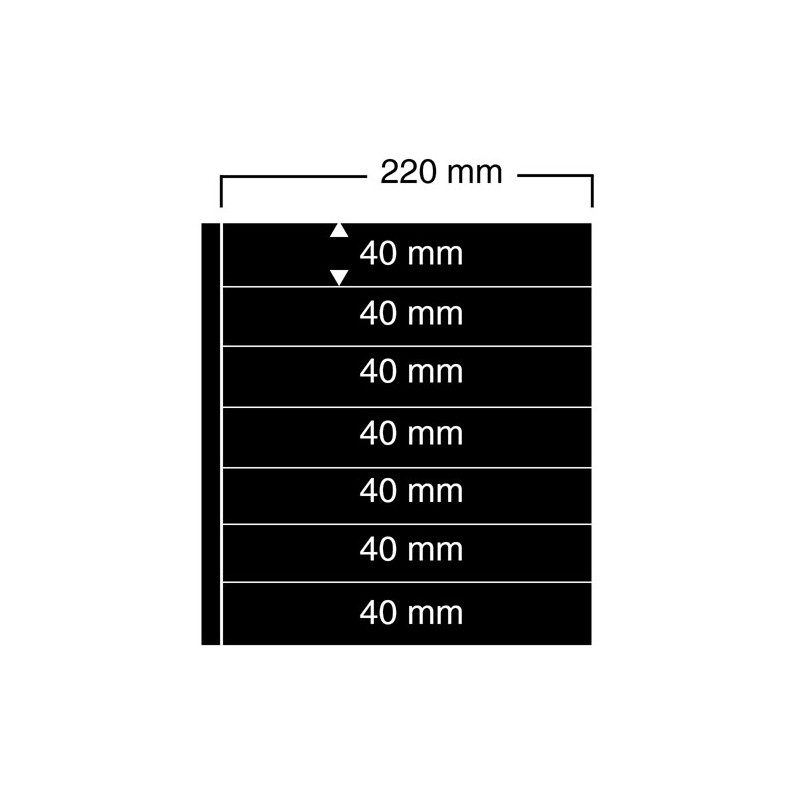 Feuilles "Compact A4" - 7 Bandes - Paquet de 10