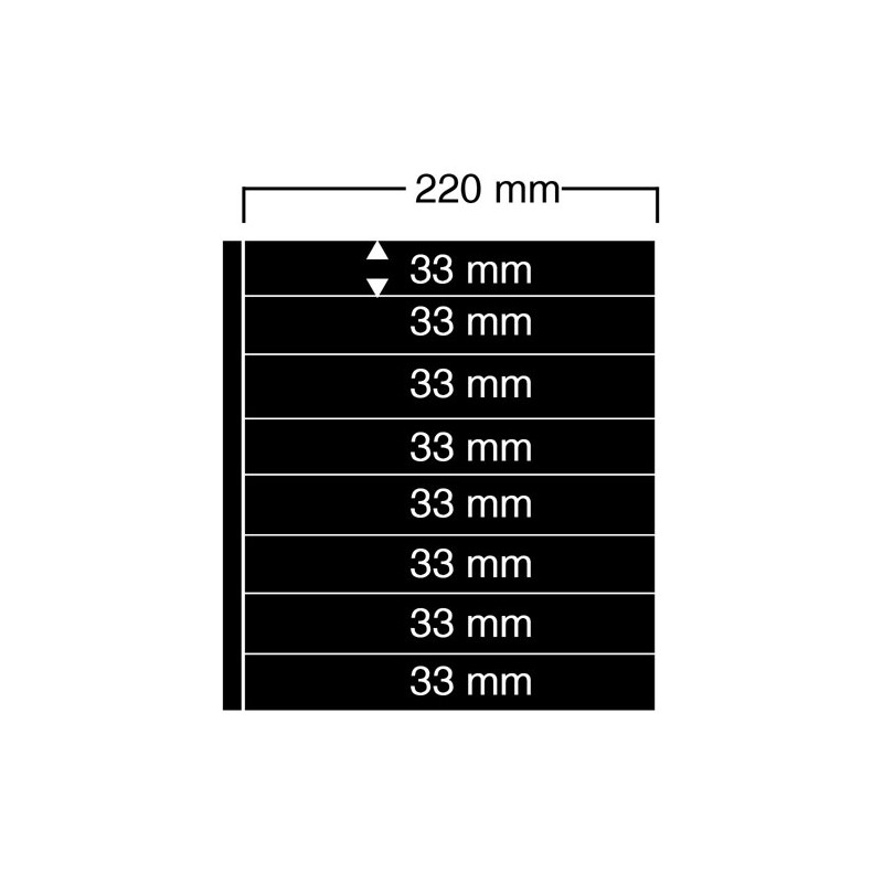 Feuilles "Compact A4" - 8 Bandes - Paquet de 10