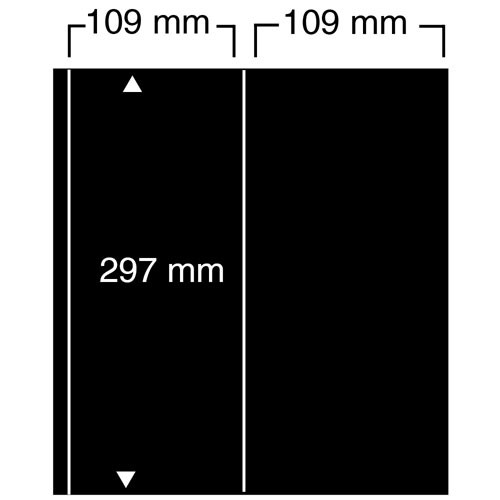 Feuilles "Compact A4" - 2 Bandes verticales - Paquet de 10