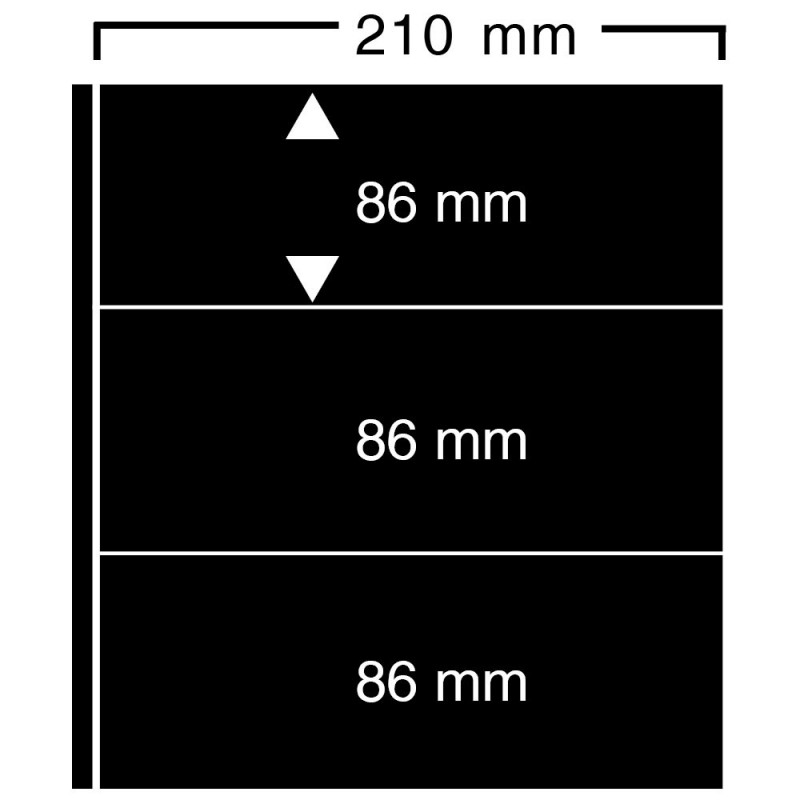 Feuilles "Compact A4" - ClipFix - 3 Blocs - Paquet de 10