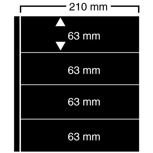 Feuilles "Compact A4" - ClipFix - 4 Bandes