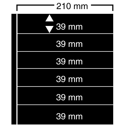 Feuilles "Compact A4" - ClipFix - 6 Bandes