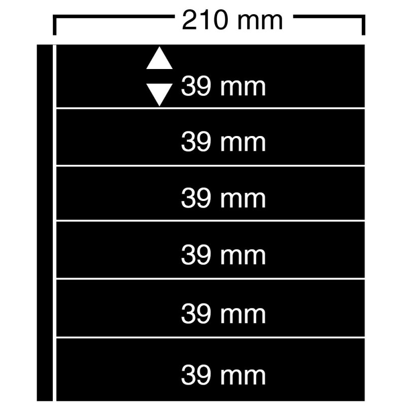 Feuilles "Compact A4" - ClipFix - 6 Bandes - Paquet de 10