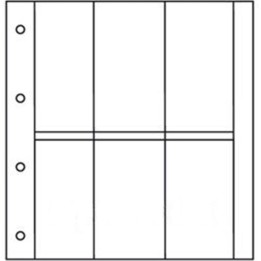 Recharges Album Cartes Postales  LUXE : 6 cases verticales (Cartes anciennes)