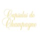 Signette Capsule de Champagne - Version Or