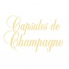 Signette Capsule de Champagne - Version Or