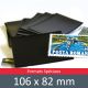 Pochettes simple soudure - Lxh:106x82mm (Fond noir)