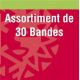 Assortiment de 30 bandes simple soudure