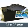 Pochettes double soudure - Lxh:23x26mm (Fond noir)