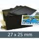 Pochettes double soudure - Lxh:27x25mm (Fond noir)