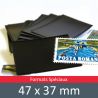 Pochettes double soudure - Lxh:47x37mm (Fond noir)