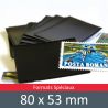 Pochettes double soudure - Lxh:80x53mm (Fond noir)
